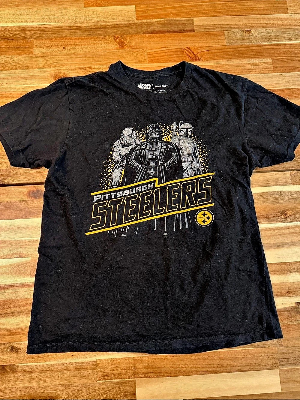 Junk Food Star Wars x NFL Pittsburgh Steelers T-Shirt Medium